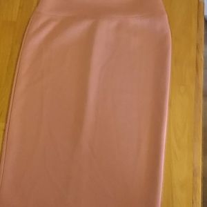 Light pink It's skirt. Wore to Church only.